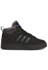 Adidas - Buty adidas Sportswear Rapid Court Mid Winterized JR2804 - czarne. Kolor: czarny. Materiał: materiał, syntetyk, guma. Szerokość cholewki: normalna. Sezon: zima