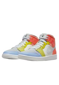 Buty do chodzenia dla dorosłych Air Jordan 1 Mid To My First Coach. Kolor: pomarańczowy. Materiał: guma, skóra, materiał. Sport: turystyka piesza #2