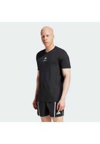 Adidas - Koszulka Les Mills Graphic. Kolor: czarny. Technologia: ClimaCool (Adidas). Sport: fitness #1