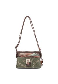 Brązowa Torebka Anekke Stylowa Listonoszka Damska. Kolor: brązowy. Materiał: skórzane. Styl: elegancki. Rodzaj torebki: na ramię #3