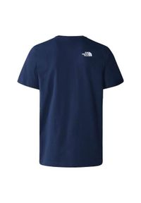 Koszulka sportowa męska The North Face Woodcut Dome Tee Tnf. Kolor: niebieski. Materiał: bawełna. Długość rękawa: krótki rękaw. Długość: krótkie