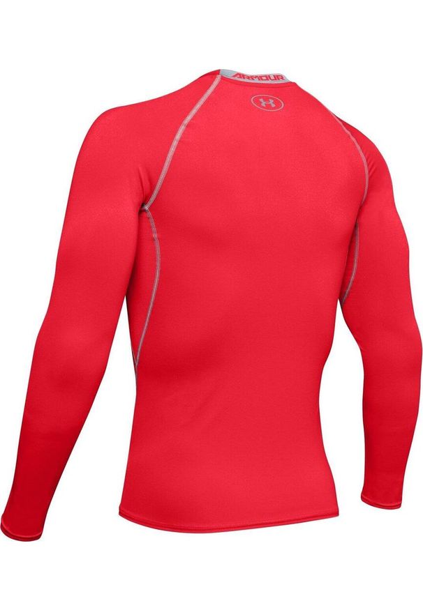 Under Armour - HG Armour LS Sporttrui Heren - Rood - Maat XXL. Kolor: czerwony, wielokolorowy, szary. Długość rękawa: długi rękaw. Długość: długie
