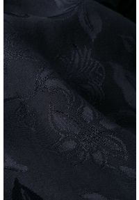 IVY & OAK - Ivy Oak Sukienka kolor granatowy maxi dopasowana. Kolor: niebieski. Materiał: tkanina. Długość rękawa: długi rękaw. Długość: maxi #4
