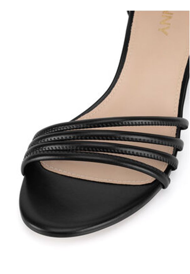 Jenny - JENNY Sandały LS6026-06 Czarny. Kolor: czarny. Materiał: syntetyk, materiał