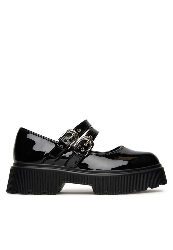 DeeZee Półbuty 2073-2 Czarny. Kolor: czarny. Materiał: materiał