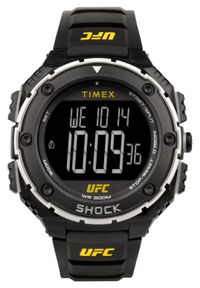 Timex - TIMEX ZEGAREK UFC Oversize TW4B27200. Rodzaj zegarka: cyfrowe. Materiał: tworzywo sztuczne