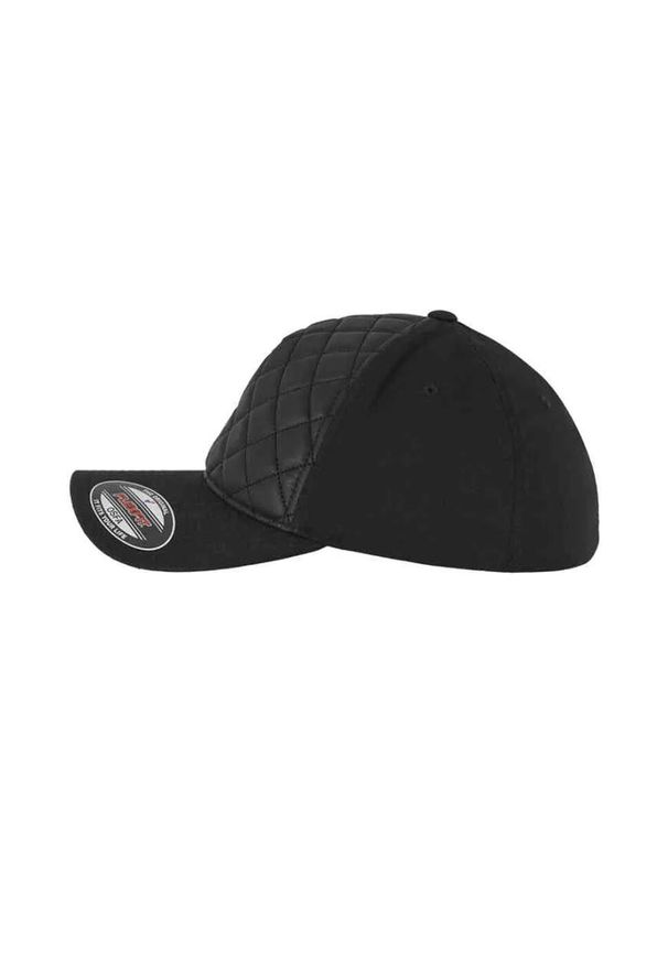 FLEXFIT - Czapka Z Daszkiem Dziecięca Diamond Quilt. Kolor: czarny