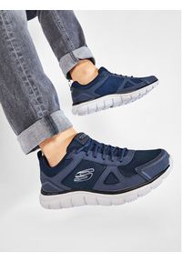 skechers - Skechers Sneakersy Scloric 52631/NVY Granatowy. Kolor: niebieski. Materiał: materiał #6