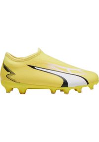 Buty treningowe dziecięce Puma Ultra Match. Kolor: żółty #1