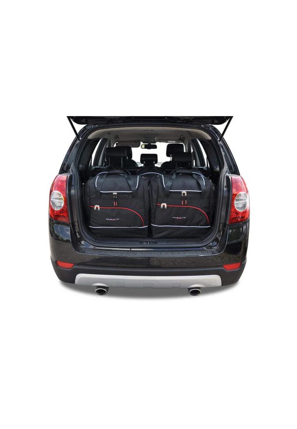 KJUST - Torby Do Bagażnika Chevrolet Captiva 2006-2010 5Szt Kjust. Kolor: czarny. Styl: sportowy