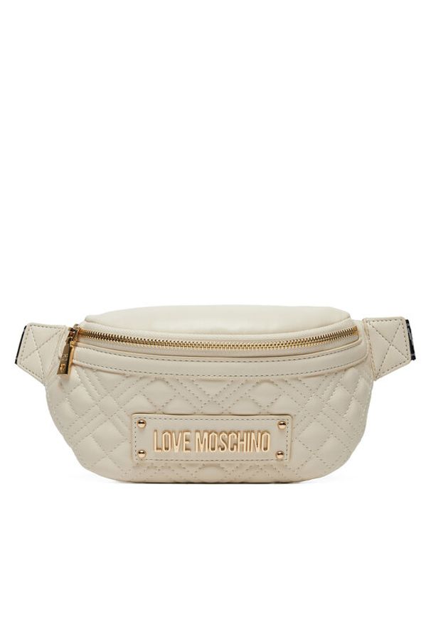 Love Moschino - LOVE MOSCHINO Saszetka nerka JC4003PP1MLA0110 Écru. Materiał: skóra