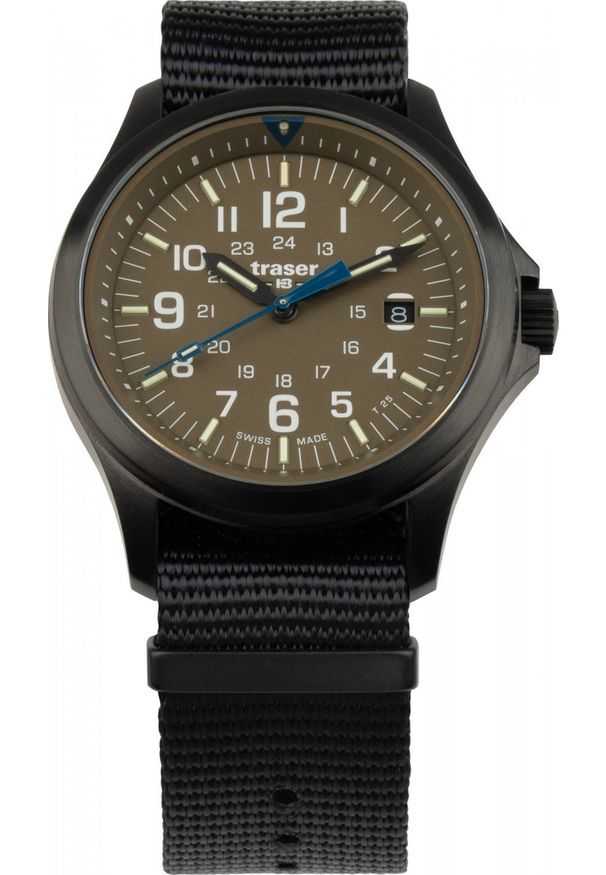 Zegarek Traser Zegarek męski Traser TS-111075 czarny. Kolor: czarny