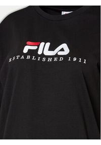 Fila T-Shirt FAU0147 Czarny Regular Fit. Kolor: czarny. Materiał: bawełna