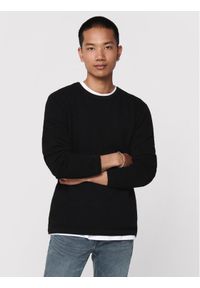 Only & Sons Sweter Panter 22016980 Czarny Regular Fit. Kolor: czarny. Materiał: bawełna. Wzór: motyw zwierzęcy
