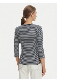 TOMMY HILFIGER - Tommy Hilfiger Bluzka WW0WW49629 Niebieski Slim Fit. Kolor: niebieski. Materiał: bawełna #4