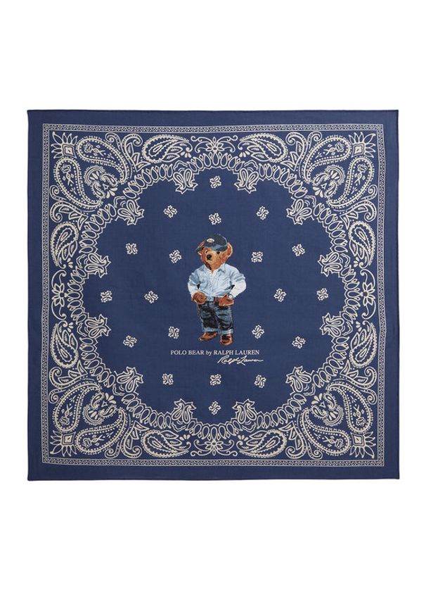 Polo Ralph Lauren Apaszka 449P11847001 Granatowy. Kolor: niebieski. Materiał: bawełna