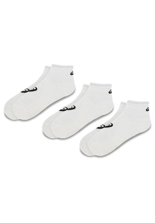Asics Skarpety krótkie 3PPK Quarter Sock 155205 Biały. Kolor: biały. Materiał: materiał