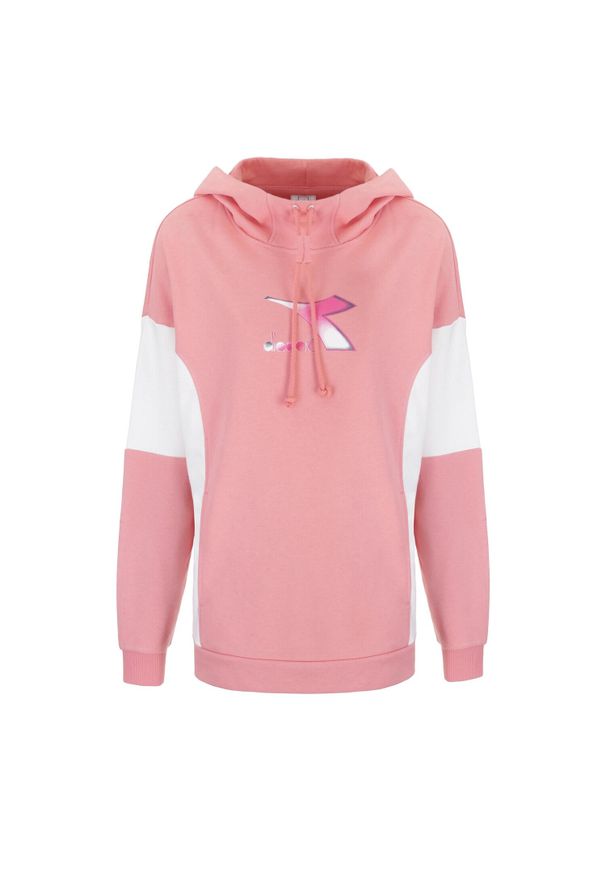 Diadora - Bluza damska DIADORA L.HOODIE LUSH. Kolor: różowy