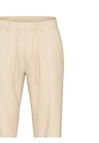 Selected Homme Chinosy 16096687 Beżowy Straight Fit. Kolor: beżowy. Materiał: bawełna #5