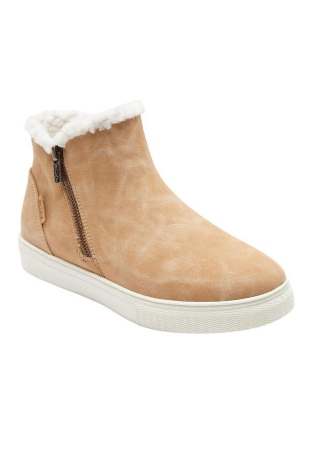 Buty zimowe damskie Roxy Theoo. Kolor: brązowy. Sezon: zima