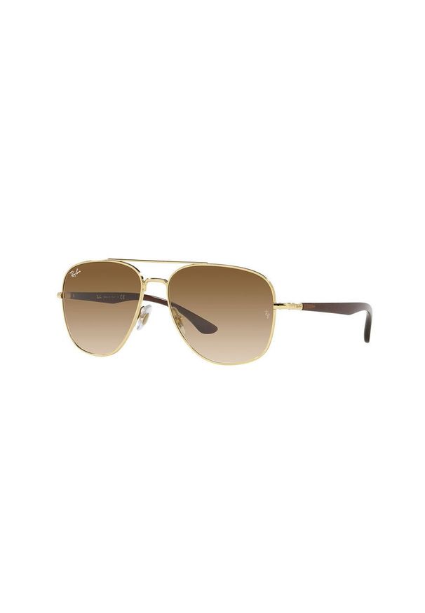 Ray-Ban - Okulary przeciwsłoneczne. Kolor: złoty