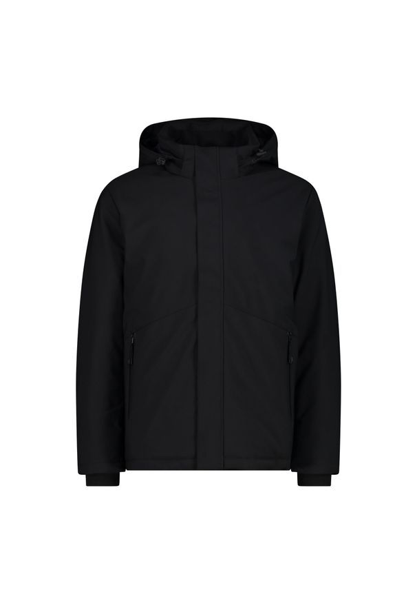 Kurtka męska turystyczna CMP 34K0197. Typ kołnierza: kaptur. Kolor: czarny. Materiał: softshell