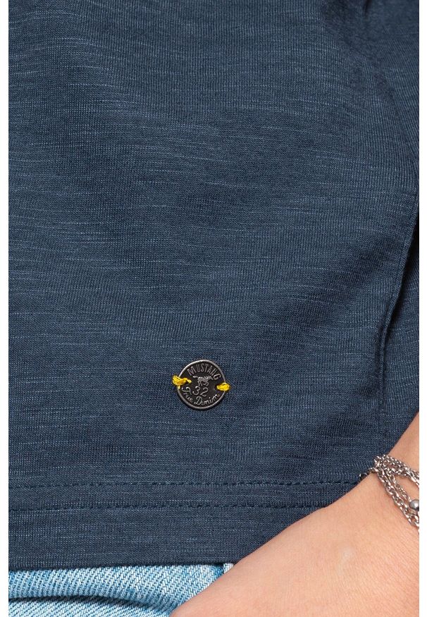 Mustang - MUSTANG T SHIRT DAMSKI Alina C Embro 1009062 4085. Wzór: aplikacja