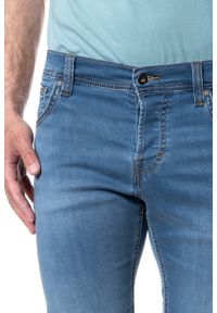 Mustang - SPODENKI MUSTANG Chicago Short DENIM BLUE 1008363 5000 312. Materiał: denim #5