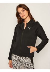 Puma Bluza Evostripe Full-Zip Hoodie 583532 Czarny Regular Fit. Kolor: czarny. Materiał: bawełna