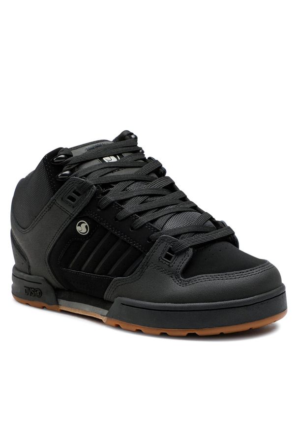 Sneakersy DVS Militia Boot DVF0000111 Black/Black/Charcoal 014. Kolor: czarny. Materiał: skóra