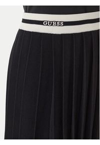 Guess Spódnica plisowana V6GD04 Z0649 Czarny Regular Fit. Kolor: czarny. Materiał: syntetyk #5