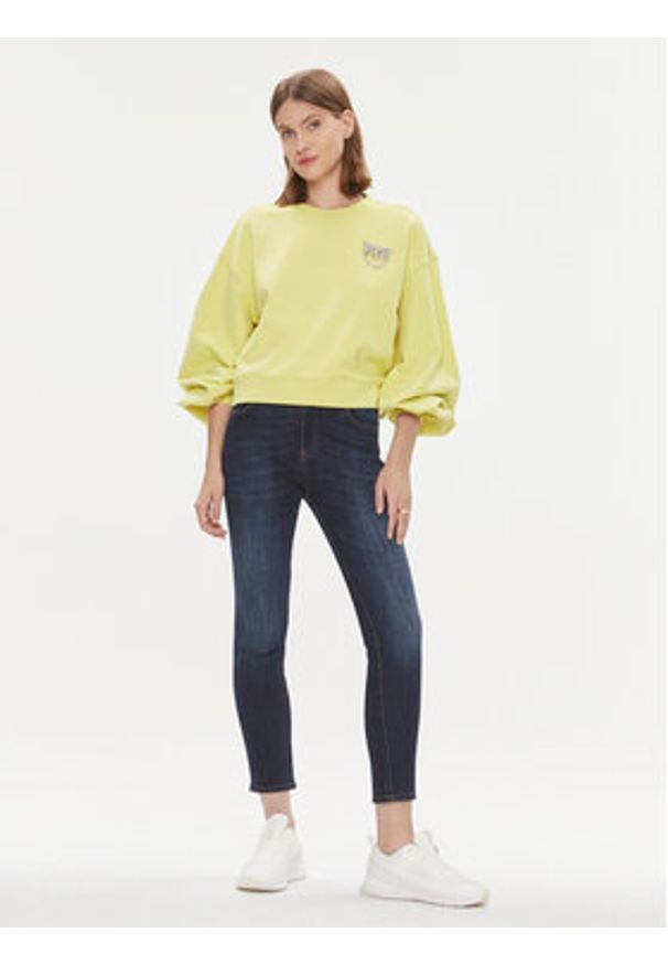 Pinko Bluza Ceresole Maglia . 102827 A1R8 Żółty Regular Fit. Kolor: żółty. Materiał: bawełna