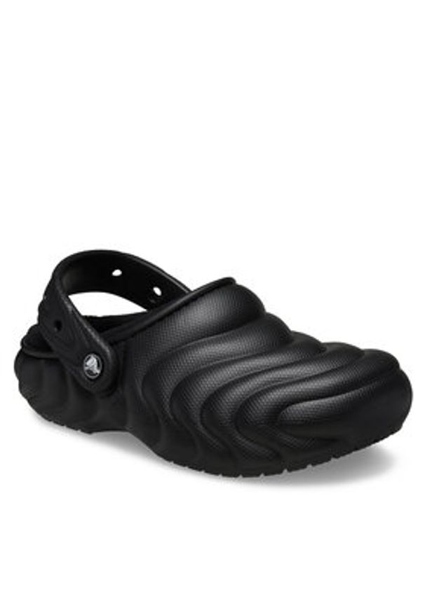 Crocs Klapki Classic Lined Overpuff Clog 210059 Czarny. Kolor: czarny