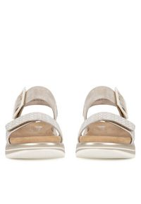 Remonte Sandały D1J53-90 Złoty. Kolor: złoty. Materiał: syntetyk, skóra #3