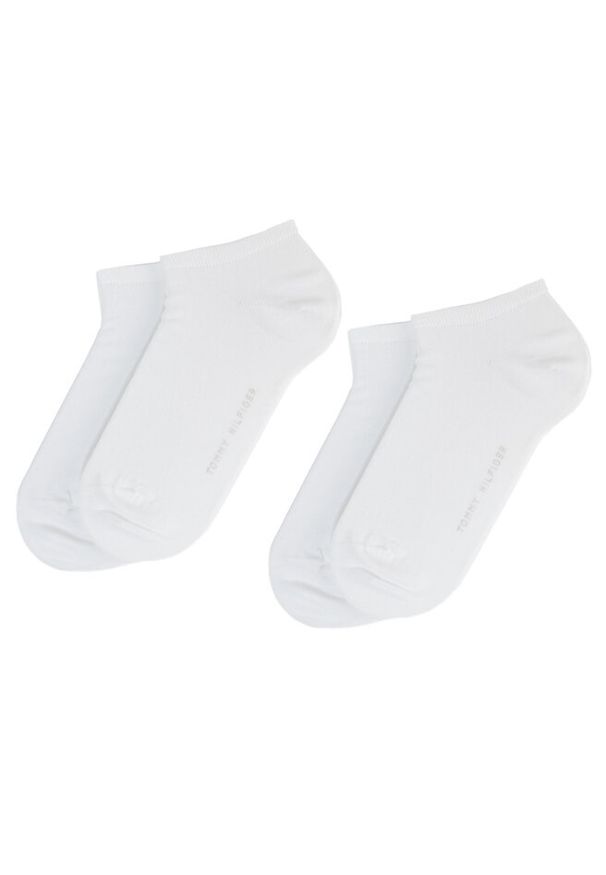 TOMMY HILFIGER - Skarpety krótkie Tommy Hilfiger. Kolor: biały