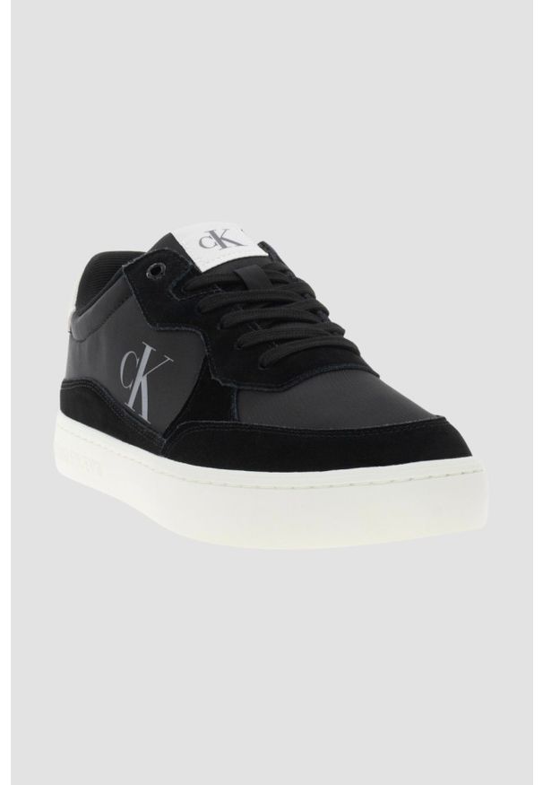 Calvin Klein - CALVIN KLEIN Czarne sneakersy męskie, Rozmiar 44. Kolor: czarny