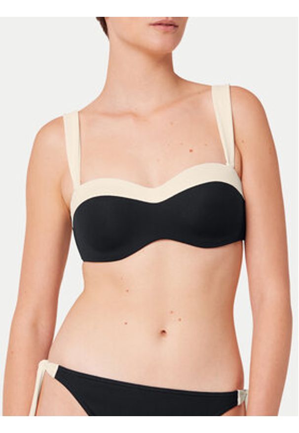 Triumph Góra od bikini Summer Glow 10218129 Czarny. Kolor: czarny. Materiał: syntetyk