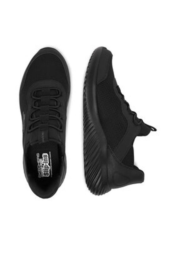 skechers - Skechers Sneakersy C-SLIPINS: BOUNDER BRISK 403822L BBK Czarny. Kolor: czarny. Materiał: materiał