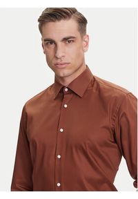 BOSS Koszula H-Joe 50545145 Beżowy Regular Fit. Kolor: beżowy. Materiał: bawełna #3