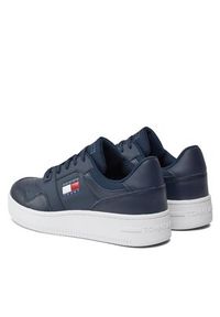 Tommy Jeans Sneakersy Tjm Retro Basket Ess EM0EM01395 Granatowy. Kolor: niebieski. Materiał: skóra #5