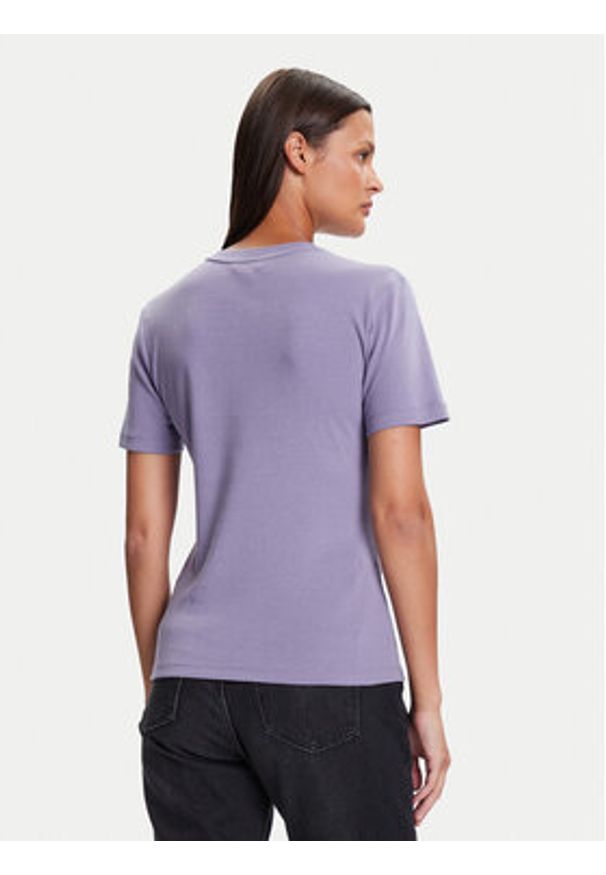 TOMMY HILFIGER - Tommy Hilfiger T-Shirt New Cody WW0WW40587 Fioletowy Slim Fit. Kolor: fioletowy. Materiał: bawełna