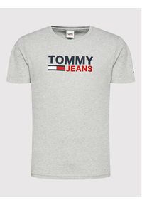 Tommy Jeans T-Shirt Corp Logo DM0DM15379 Szary Regular Fit. Kolor: szary. Materiał: bawełna #2