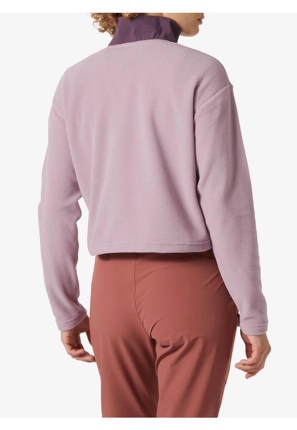 Bluza damska Helly Hansen Daybreaker Cropped Fleece. Kolor: fioletowy