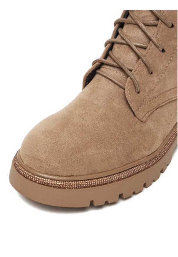 DeeZee Trzewiki 8665 Beżowy. Kolor: beżowy. Materiał: materiał