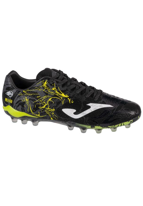 Joma - Buty piłkarskie korki męskie, Super Copa 24 SUPW AG. Kolor: czarny, żółty, wielokolorowy. Materiał: materiał, tkanina, syntetyk. Sport: piłka nożna