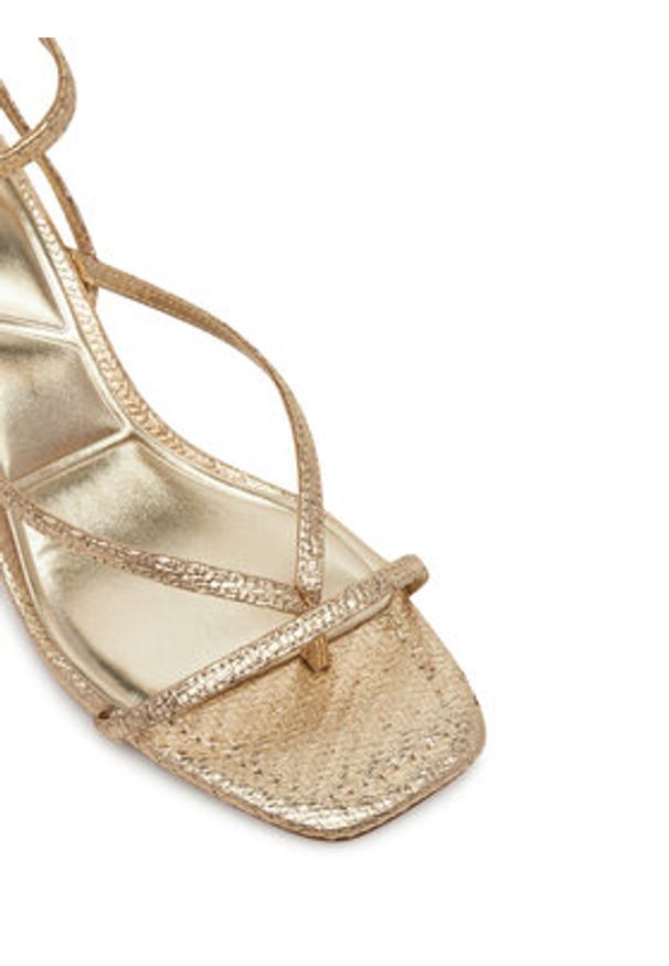 Aldo Sandały Dorinda 14028308 Złoty. Kolor: złoty. Materiał: skóra