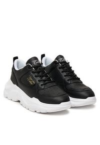 Versace Jeans Couture Sneakersy 79VA3SC2 ZPB23 899 Czarny. Kolor: czarny. Materiał: skóra