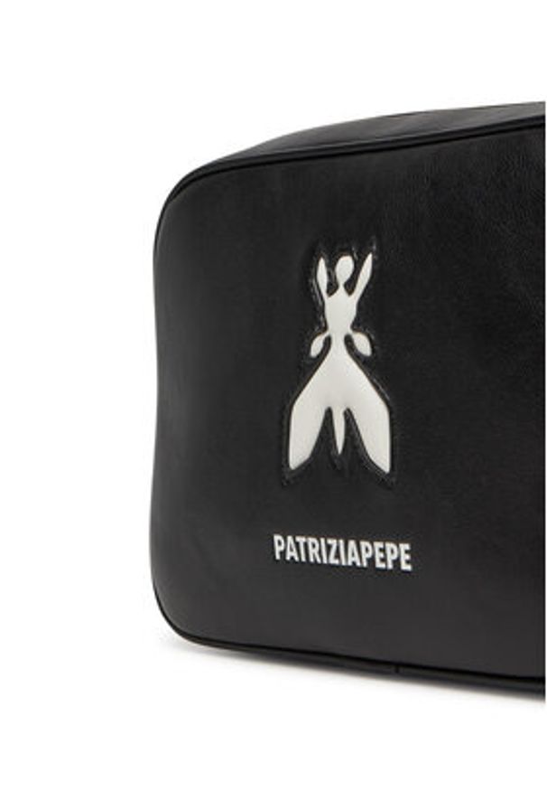 Patrizia Pepe Torebka 8B8985/L145 Czarny. Kolor: czarny. Materiał: skórzane