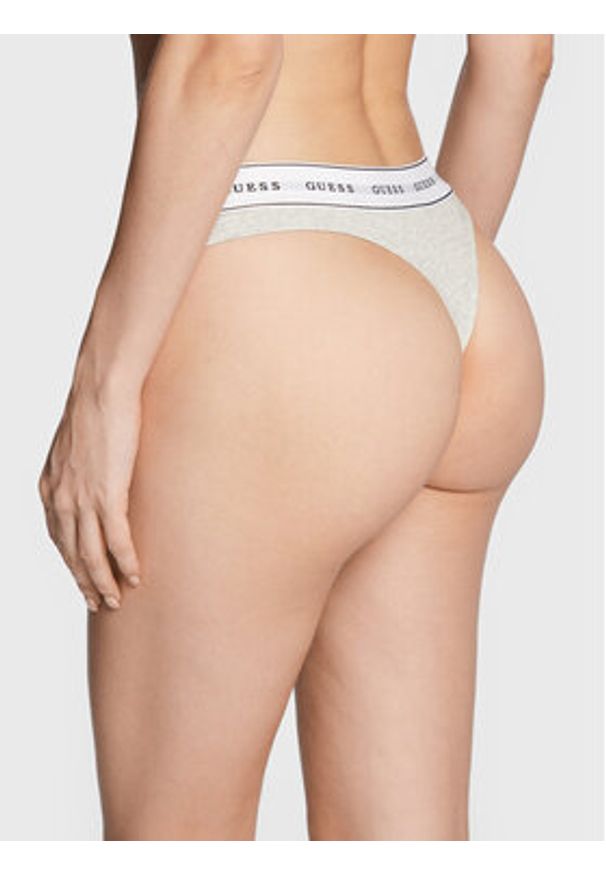 Guess Stringi Carrie O97E04 KBBU1 Szary. Kolor: szary. Materiał: bawełna