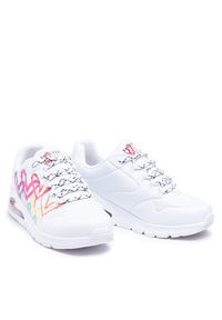 skechers - Skechers Sneakersy Uno 2 Floating Love 155521/WHT Biały. Kolor: biały. Materiał: skóra #4